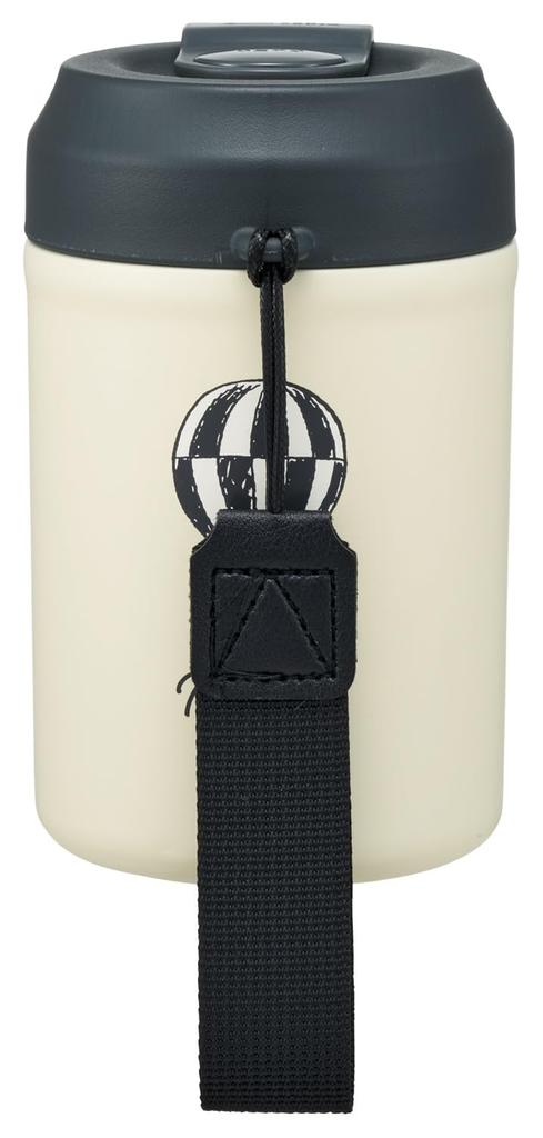 Skater Легкий тамблер из нержавеющей стали с двойными стенками и вакуумной изоляцией Snoopy 380 мл, Термо/холодоизоляция, Стена, Значок, STEM4-A