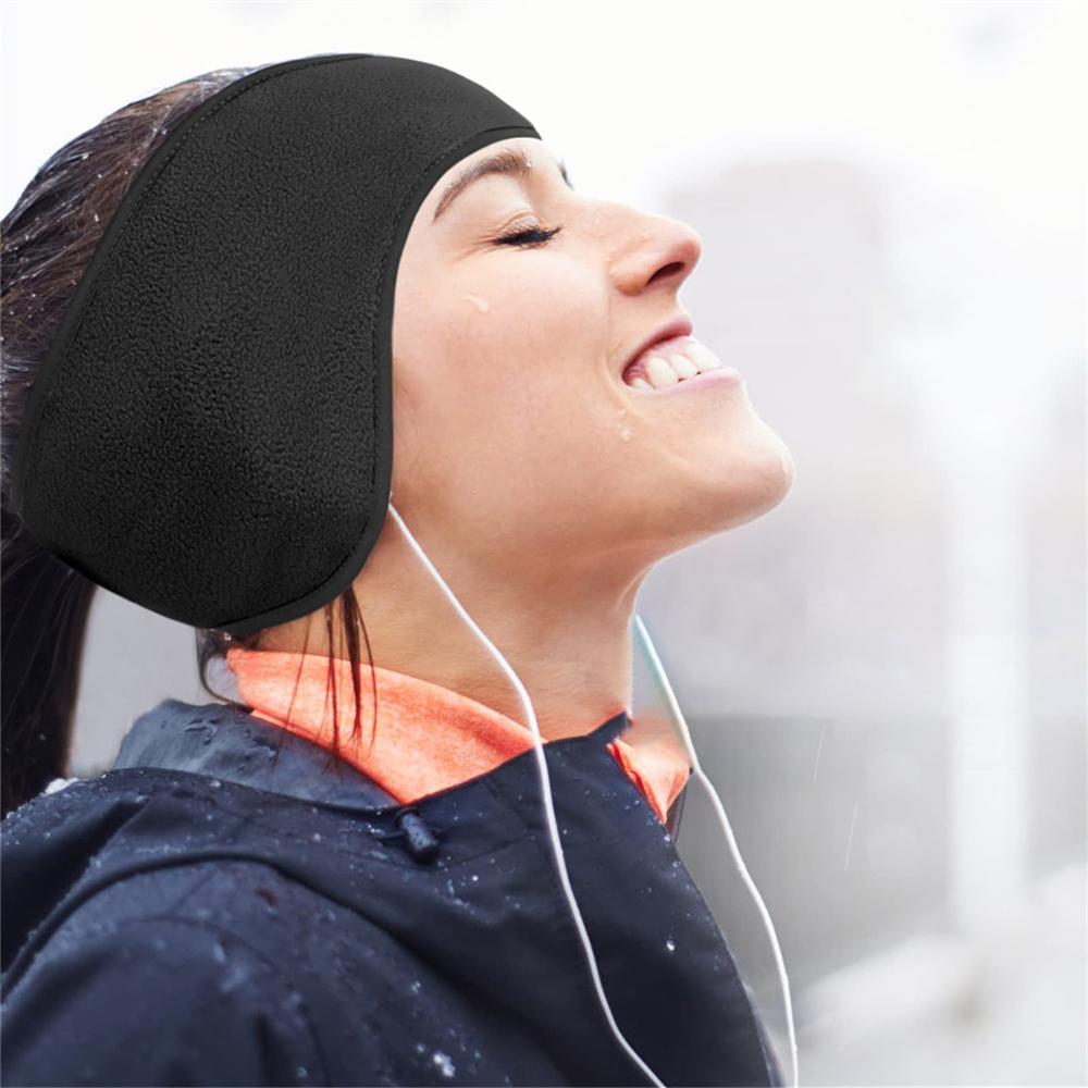 1 шт. Уличная мягкая повязка для ушей, ветрозащитная, теплая флисовая защита ушей для езды и бега, повязка для волос, головной убор