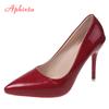 Мода Aphixta 2024 Новые туфли на каблуке 10 см Женские туфли на супервысоком каблуке Женская обувь Официальная вечеринка Сексуальные туфли-лодочки Повседневная обувь Большой размер 34-45
