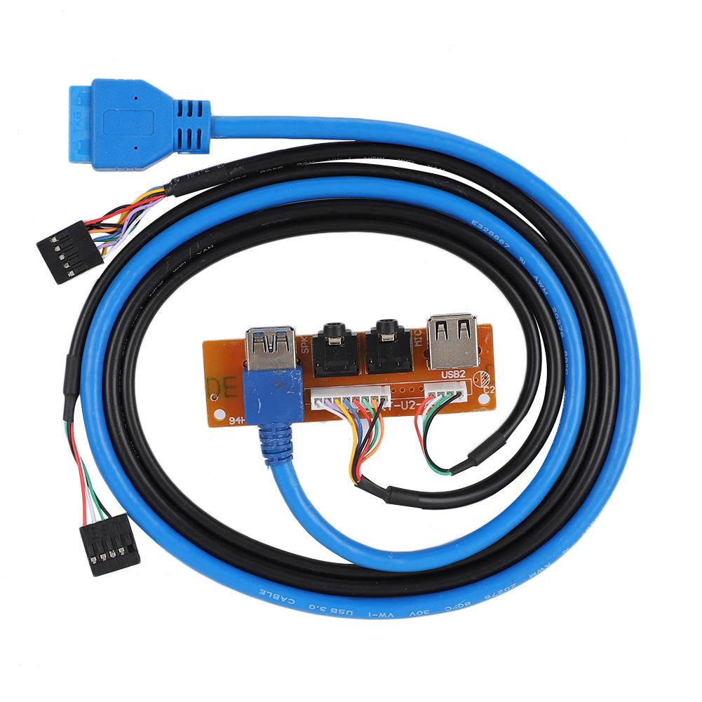 Computer Chassis Case Front Panel O Interface Panel USB3.02.0 with Cable