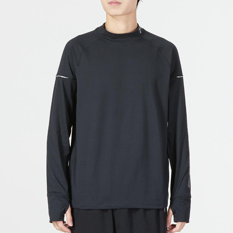 Under Armour High Collar Training Fitness Quick-Dry Running T-Shirt Men Tops Black 1373214-001