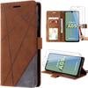 Case for Samsung Galaxy A05s - BOOLING - Brown - Semi-rigid - Synthetic Leather - Flap