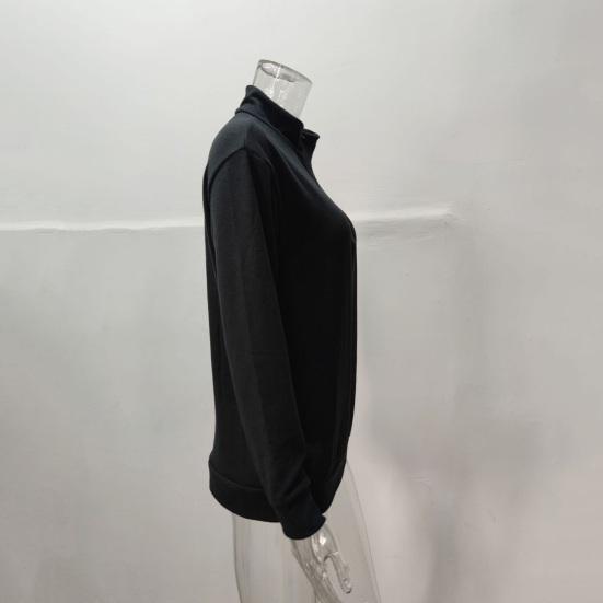 Мужской осенне-зимний свитер с воротником-стойкой и v-образным вырезом, однотонный, приталенный, эластичный, с длинным рукавом, мягкий мужской свитер с застежкой-молнией на шею