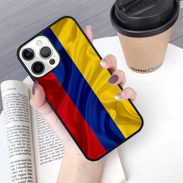 Чехол для телефона с флагом Колумбии Для iPhone 17 Air 16 15 14 Plus Для apple 16 11 12 13 Pro Max coque
