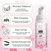 Gentle and Delicate Eyelash Extension Cleanser Safe Lash Foam Shampoo  for Salon and Home Use