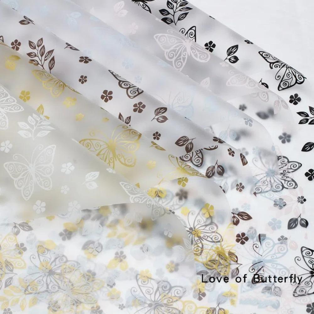 20Pcs Translucent Florist Packaging Paper Waterproof Bouquet Wrapping Paper  Gifts