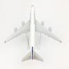 Модель самолета с выпущенным шасси Дисплей 1:Модель самолета B747 Philippine Airlines в масштабе 400, 16 см, из сплава, металлическая, имитация A