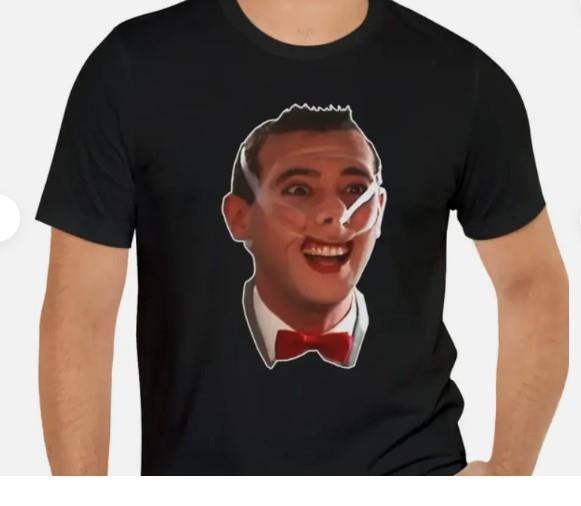 Rip Pee Wee Herman Shirt, Paul Reubens Tee Short Sleeve all size