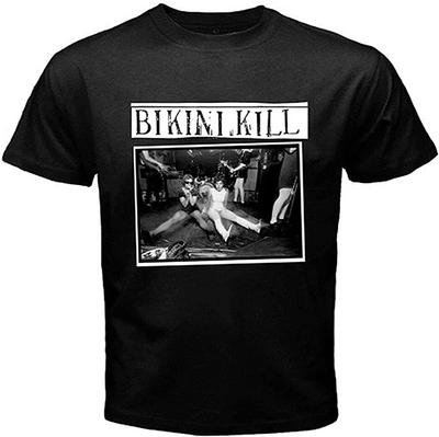 Bikini Kill Мужская Черная Мужская Футболка Черная
