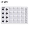 RGB Backlit MIDI Controller Drum Pads with Mixer and Rhythm Keyboard
