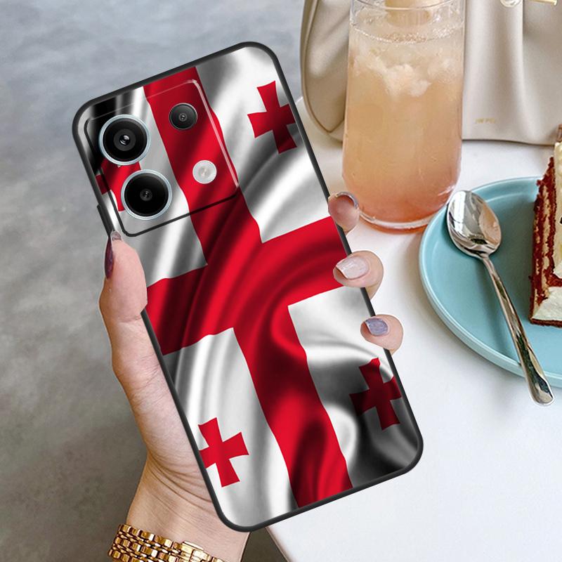 Georgia Flag Funda For Xiaomi Redmi Note 12 11 10 9 8 13 Pro Plus 12S 11S 10S 9S 10A 9C 10C 12C 13C Case