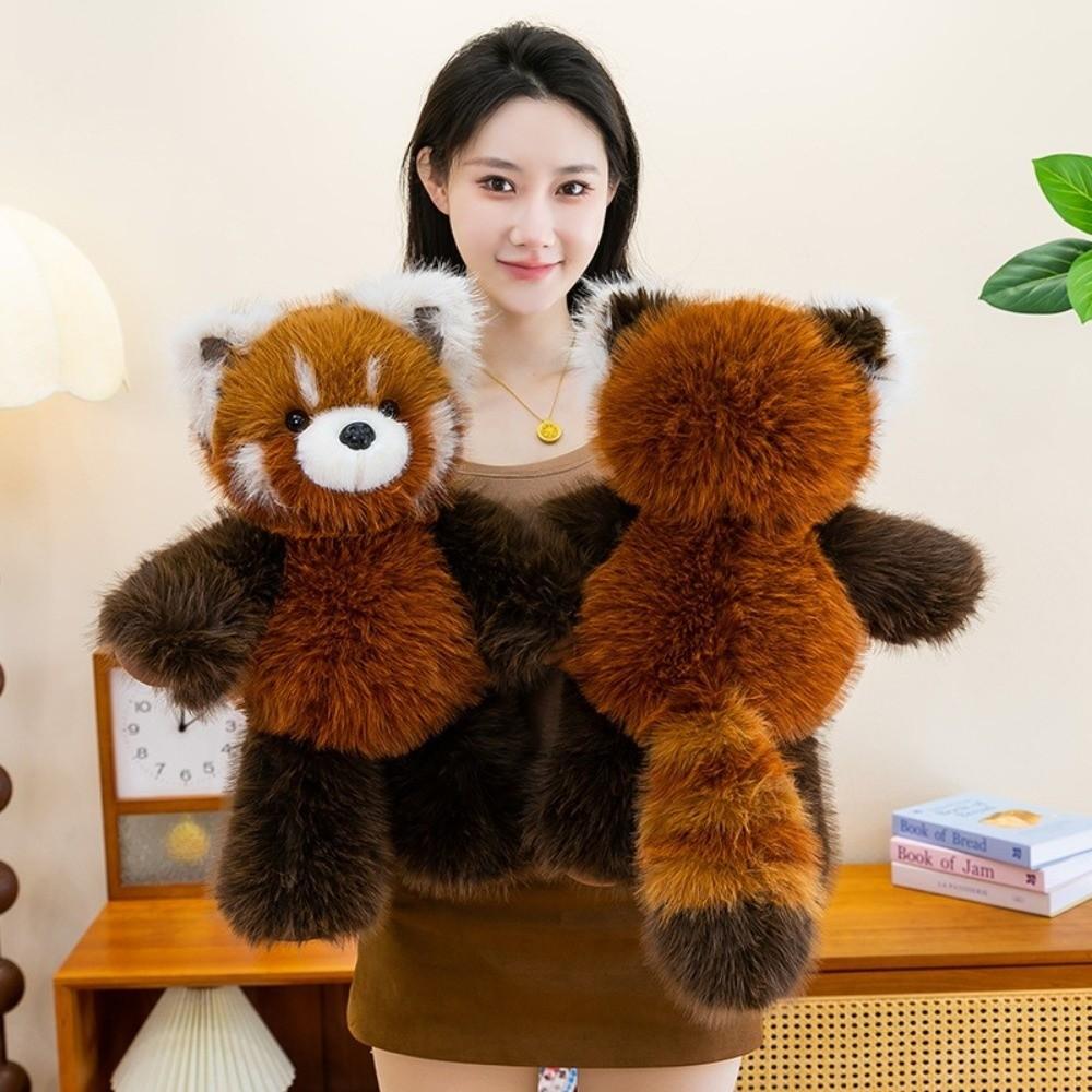 Raccoon Stuffed Animal Plush Pillow Emotional Support plush Fluffy Stuffed Raccoon Fluffy Stuffed Kawaii Plush Toy Girls Gift