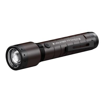 Светодиодный фонарик Ledlenser P7R Signature Waterproof с зарядкой от USB 502190, цвет японский эспрессо, коричневый, маленький [оригинальный продукт]