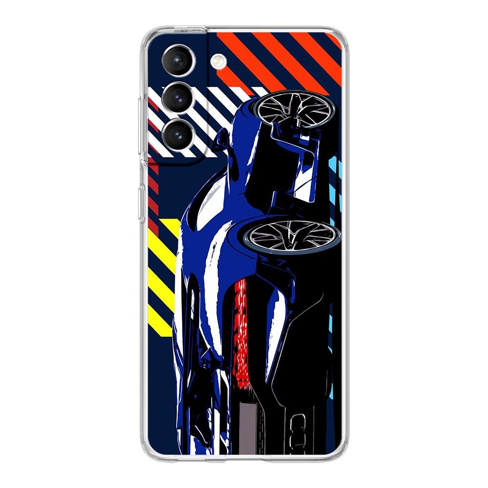 Чехол для телефона JDM Sports Car Lamp Aircraft для Samsung Galaxy S22 S21 S20 FE Ultra 5G S10 S10E S9 S8 Plus Note 10 20, прозрачная крышка