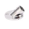 Boat Hand Rail Fitting Stainless Steel 45 Degree Round Base Tube Marine Hardware Flange Base Deck Railing