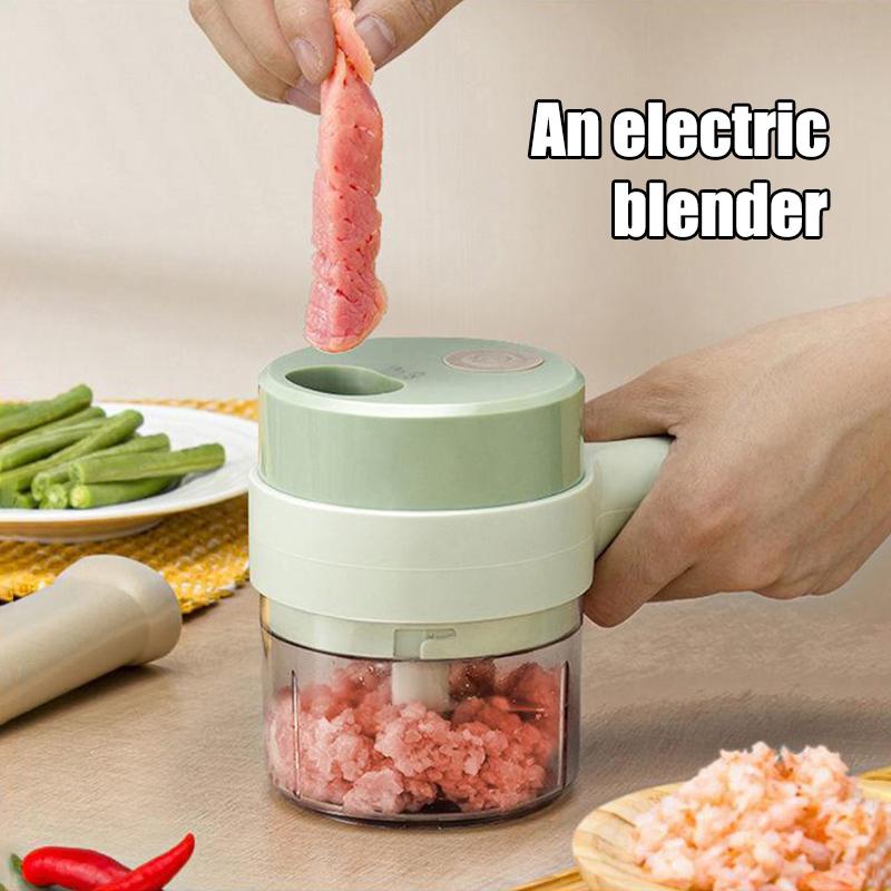 1PC Vegetable Cutter Cordless Electric Garlic Utensil Accessory Food Cutter Hand-held Food Processor Kitchen Supplies