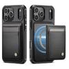 Магнитный 2-в-1 Съемный для iPhone 17 16 Pro Max 16 Plus Кошелек-чехол с держателем для карт, Магнитная откидная подставка, Слоты для кредитных карт