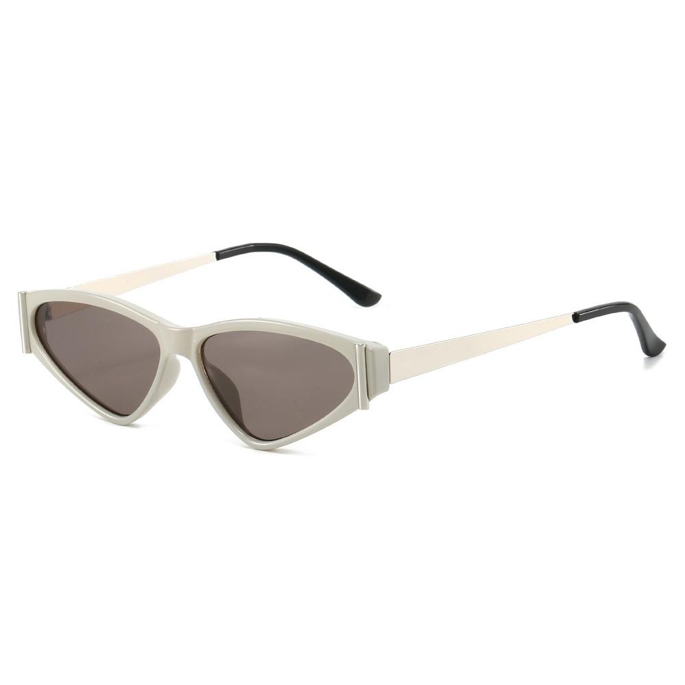 New Retro Cat Eye Men Women Sunglasses Luxury Brand Jelly Color Design Trend Ins Versatile Uv400