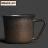 280ml Kiln Fambe Black Gilt Coffee Mug Beer Cup Afternoon Tea Mug Wine Beer Bottle Office Water Cup Drinkware Decoration Gifts