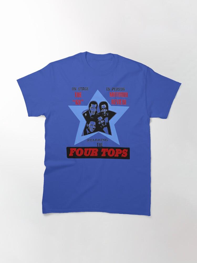 The Four Tops Star Frame Displaying The Four Tops Motown Classic T-Shirt