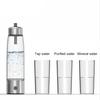 Hydrogen Water Bottle Generator 460ml Ion Membrane Electrolysis Tech 3 Min 2300+ PPB Hydro Water Cup Rechargeable Hydrogen Water
