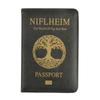 World Tree Passport Cover Rfid Blocking Pu Leather Passport Wallet Travel  Holder