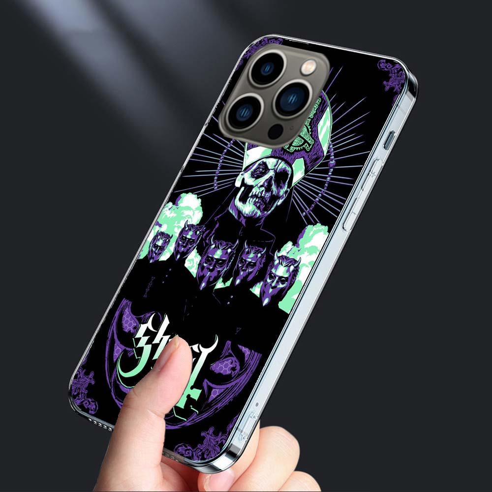 Ghost Papa Emeritus Phone Case For Apple Iphone 16E Capa 15+ 14 Plus 17 Air 16 Pro Max 12 Pro Cute 13 Mini Cover Sh