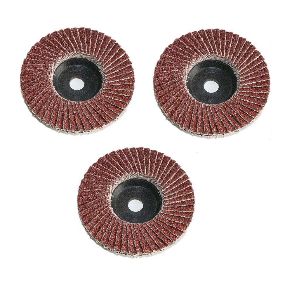 3 Pcs 3 Grinding Wheel Flap Discs Angle Grinder Sanding Disc Wood Abrasive Tool