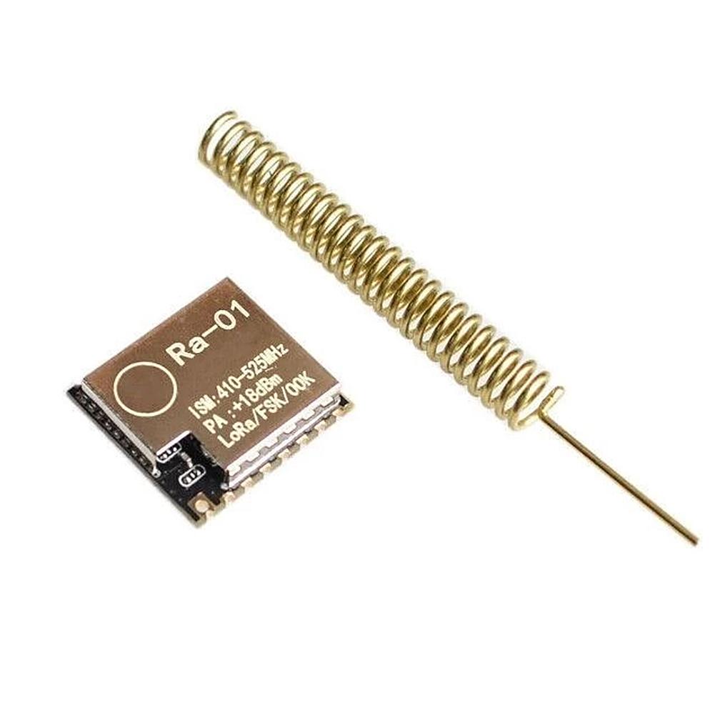 RA-01 SX1278 LORA беспроводной модуль передачи с расширенным спектром 433M последовательный беспроводной модуль с расширенным спектром и пружинной антенной