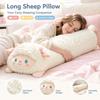 Soft Plush Lamb Plush Pillow Cylindrical Shape Cartoon Sheep Plush  Bedroom Decor