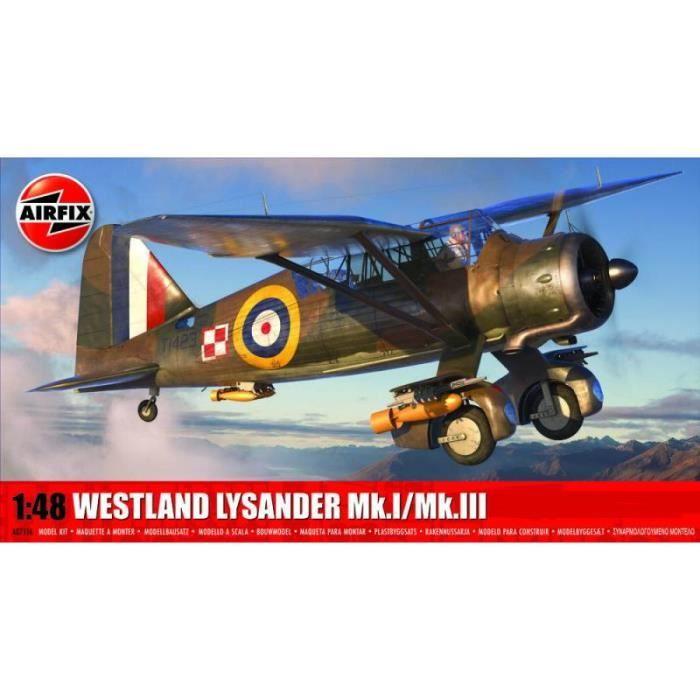 AIRFIX - Maquette Avion Westland Lysander Mk.I/mk.Iii |airfix|a07116| 1:48 Maquette Char Promo - Ref : 15535