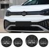 abcd1 2pcs Front Rear Emblem For VW Golf 5 6 7 7.5 8 Modified Black Flat Mirror Logo Cover Stickers Accessories Extra Pro Plus Value