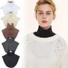 1 шт. Защита шеи Внутреннее белье Ложный воротник Мягкий Высокий воротник Декоративный воротник Шарф Накидка Приятный к коже Немецкий вельвет Теплый