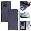 Happy Heart Pattern Magnetic Closure Vegan Leather Shockproof Wallet Phone Case With Wrist Strap For HMD Skyline