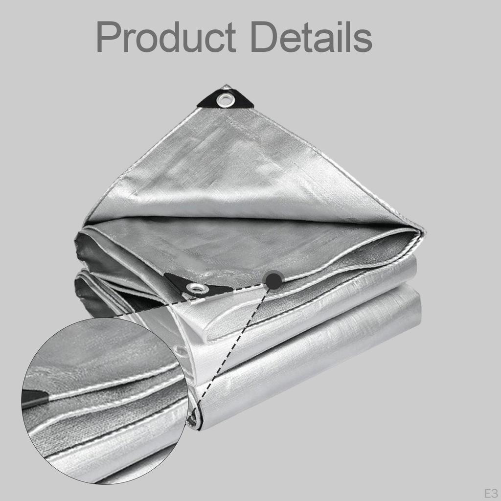 Тент-чехол Брезент Устойчивый к разрывам Многофункциональный для многократного использования Водонепроницаемый