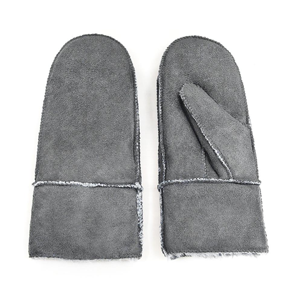 Уютные мужские зимние перчатки для улицы из толстой и прочной искусственной кожи