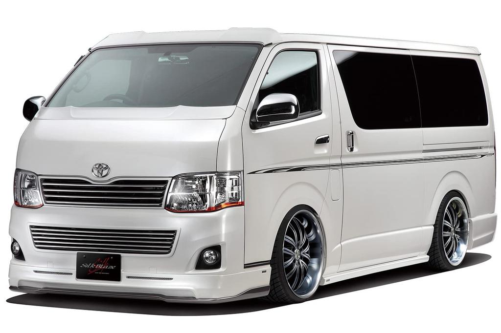 Aoshima Bunka Kyozai The Tuned Car Series 28 Toyota Silk Blaze TRH200V Hiace III 2010 Plastic Model 10 1/24 No. Ver. Kit,
