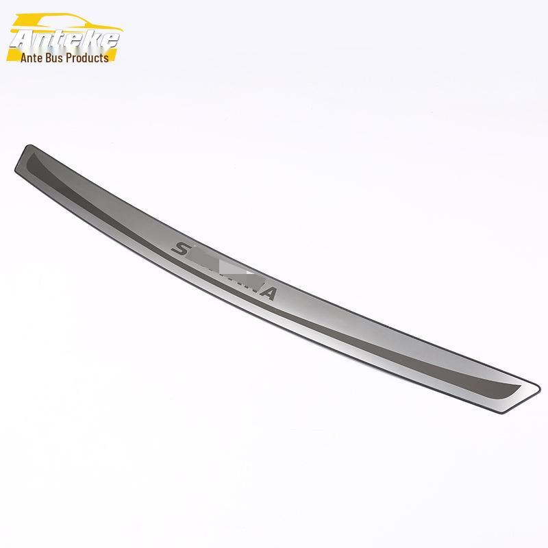 13 Santana Rear Guard Plate Bright Strip Trunk Tailgate Bumper Pedal Mod