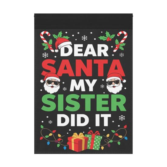 Wait Your Turn Fat Boys Garden Flag Funny Turkey Santa Claus Thanksgiving Christmas Hanging Banner for Outdoor Porch Yard Decor