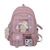 Fashion Schoolbag Large Capacity High School Female Backpack Daily Leisure Bags Shoulder Adjustable Backpack