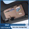 Подходит для Li L6 L7 L8 L9 LIXIANG I8 MEGA Автомобильный солнцезащитный козырек Зажим для очков Многофункциональная сумка для хранения Билет Карточка