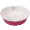 KOKUBO KOKU Round Deep Plate, Large, Magenta Pink, 18cm, Dishwasher Safe, Heat Resistant, Microwave Safe, Lightweight, Shatterproof, Stylish, Cute,