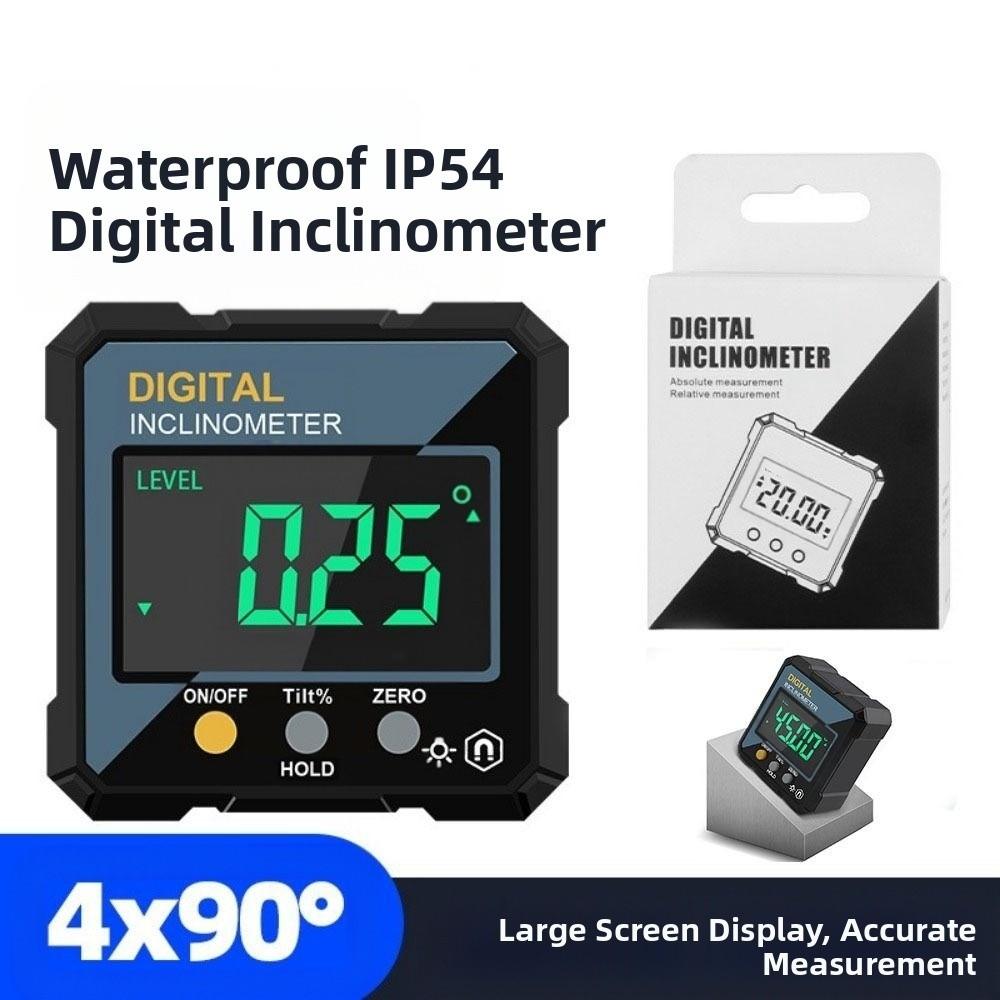 Single-sided Magnetic Electronic Angle Protractor Digital Inclinometer  Level Gauge Tool