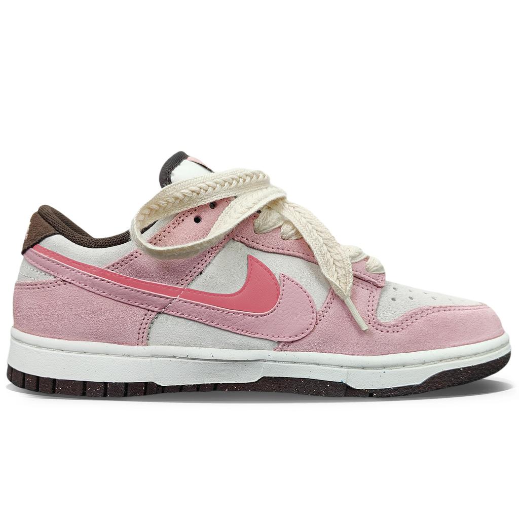 Nike Кроссовки Dunk Нескользящие Устойчивые к истиранию Низкие Скейтбордические Женские Розовые HV1799-161(Team501BOX)