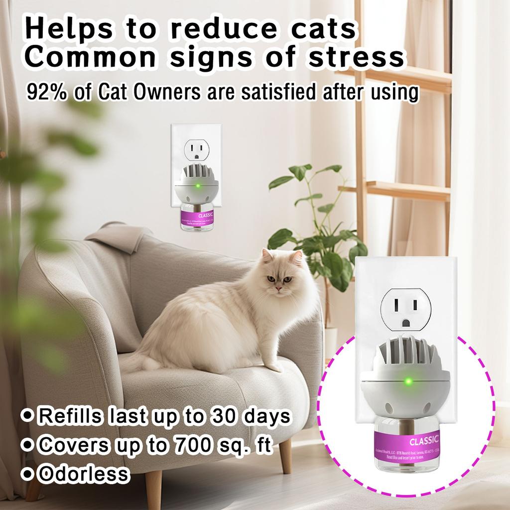 Classic Calm For Cats, 30 Day Refill, 3 Packs 48ml