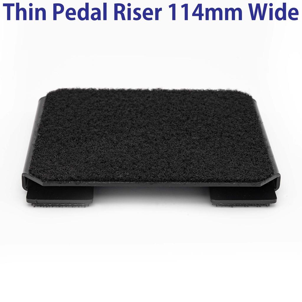 Тонкий подъем педали, тонкий широкий подъем педали, эффектор, липучка, подъем снизу, подъем для фиксации [ширина 114 мм]