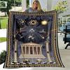 The Masonic Store Freemason Important Stuff Micro Blanket Throw Blanket Flannel Sleep Soft Sofa Blanket Warm Lightweight