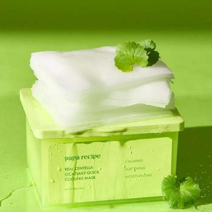 Real Centella Cica Daily Quick Cooling Mask (30 Sheets)