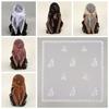 Hollow Out Foulard Bandana Floral Embroidery Lace Handkerchiefs Elegant Hair Scarf Headband  Women