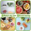 100Pcs Reusable Food Wrap Storage Covers Bags For Bowl Elastic Plate Silicone Lid Cover Kitchen Fruit Plastic Fresh-Keeping Seal